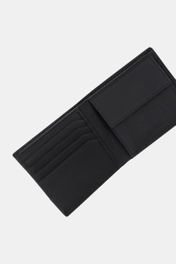 HUGO portofel de piele Quantic_4cc Coin negru 50548315