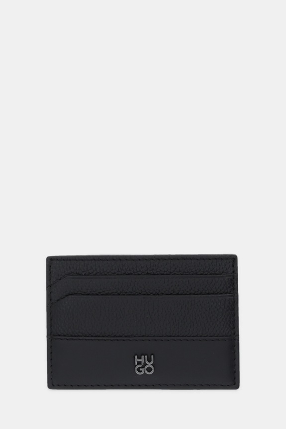 HUGO card holder din piele Quantic_Cardcase husă de card negru 50548764