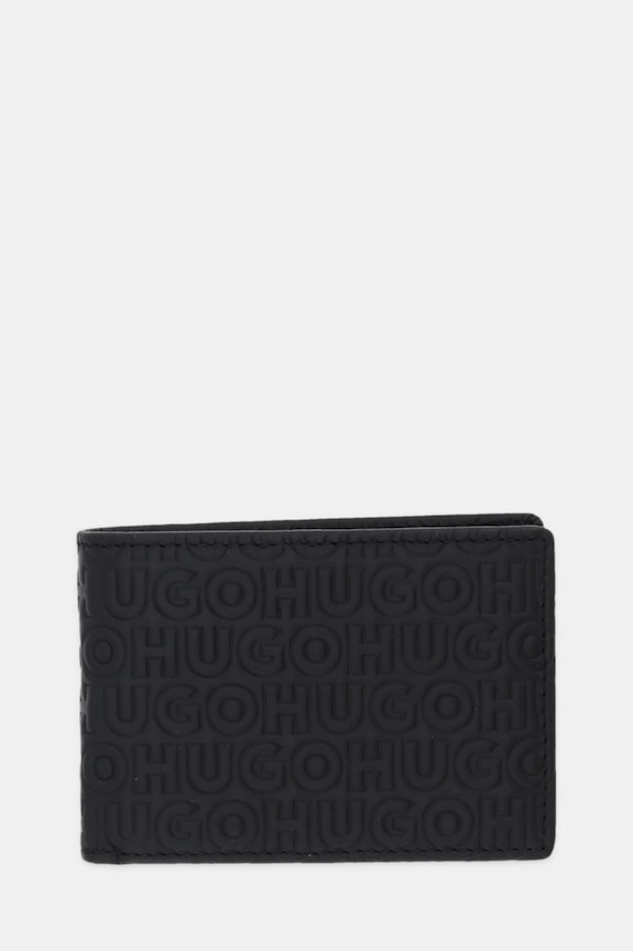 HUGO portofel de piele Ethon HI_M_6cc piele negru 50552783