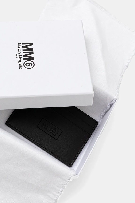 MM6 Maison Margiela leather card holder SA5UI0026.P8622.T8013 black