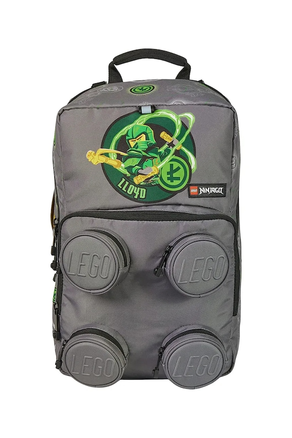 Lego gyerek hátizsák NINJAGO textil szürke 20209