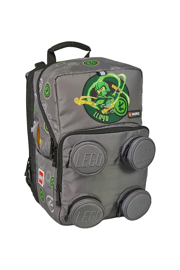 Lego gyerek hátizsák NINJAGO 20209 szürke AW25