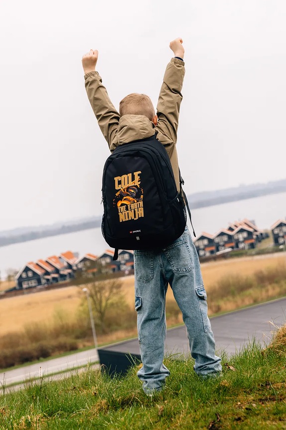 Παιδικό σακίδιο Lego NINJAGO υφασμάτινο μαύρο 20281.9BYA