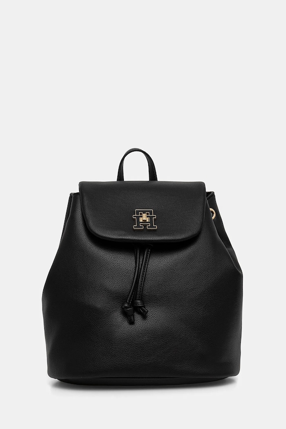 Tommy Hilfiger plecak nie mieści A4 czarny AW0AW17470