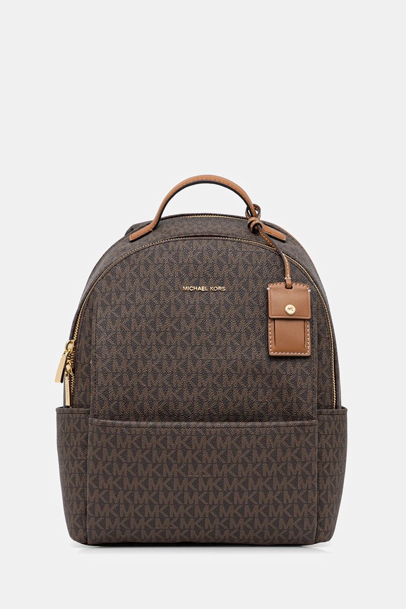 Batoh MICHAEL Michael Kors SABLE vzorovaný hnědá 30T5G3XB2B