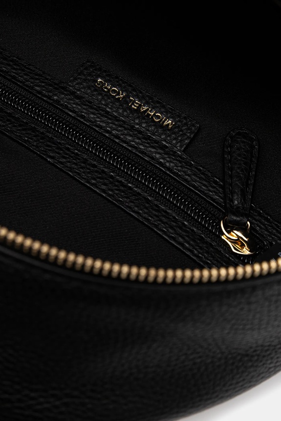 Kožený batoh MICHAEL Michael Kors TANNER 30T5GTNB2L černá