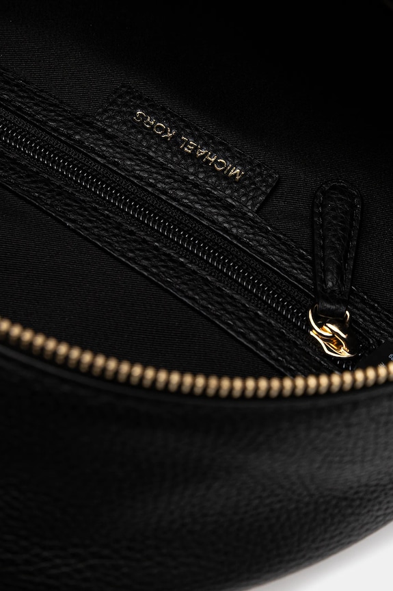 Kožený batoh MICHAEL Michael Kors TANNER 30T5GTNB2L černá