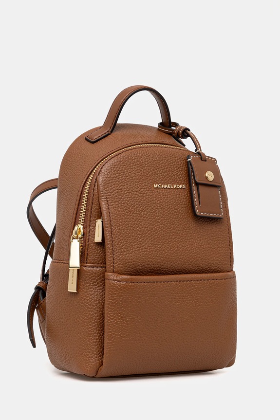 MICHAEL Michael Kors plecak skórzany SABLE 30T5G3XB1L brązowy AW25