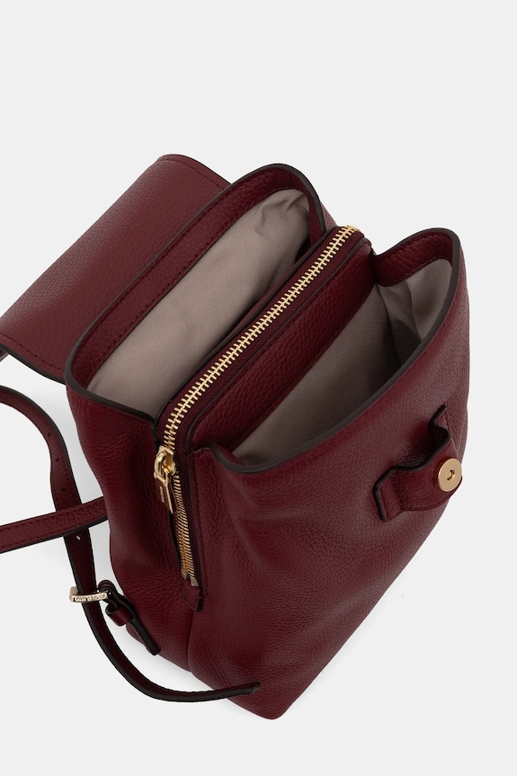 MICHAEL Michael Kors plecak skórzany QUINN 30T5GQNB0L bordowy