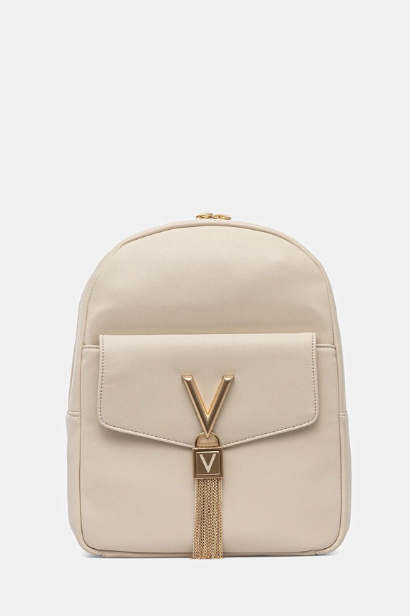Рюкзак Valentino Bags не вмещает А4 бежевый VBS9AK20