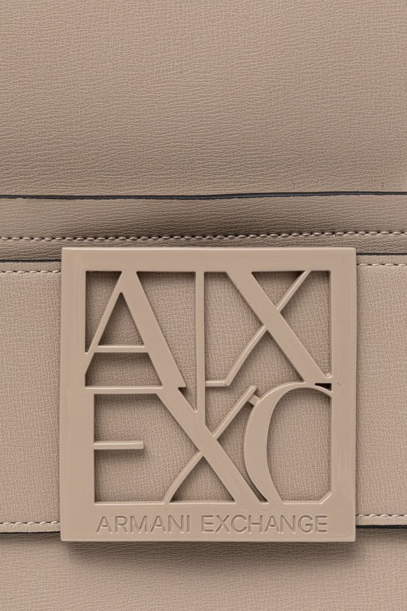 Armani Exchange plecak miejski damski z imitacji skóry beżowy XW001204.AF13672