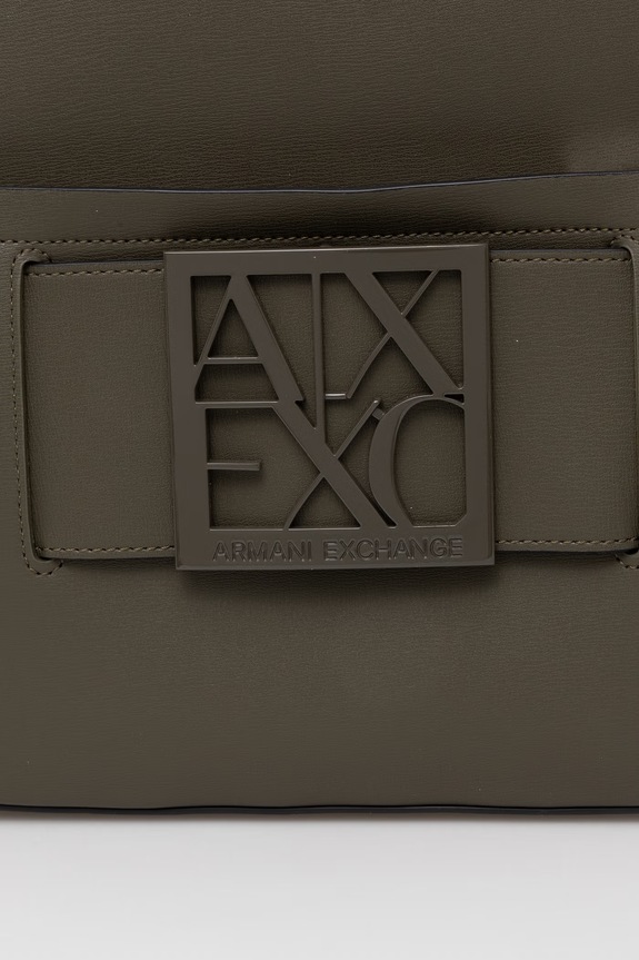 Armani Exchange plecak miejski damski z imitacji skóry zielony XW001204.AF13672
