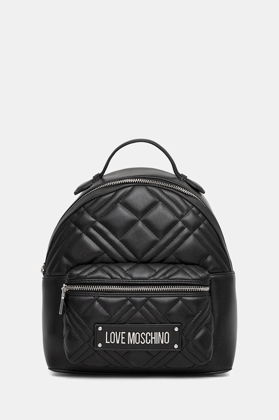 Love Moschino plecak nie mieści A4 czarny JC4148PP1NLA000B