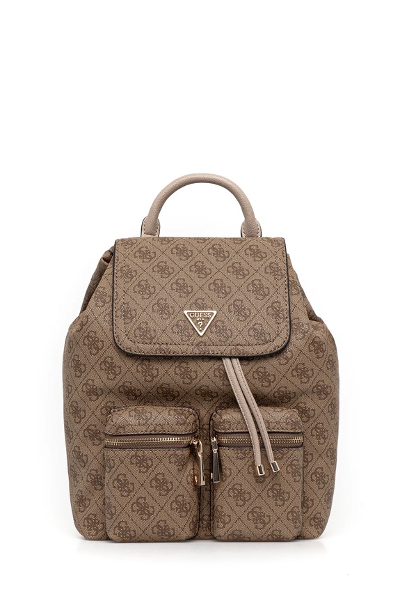 Guess zaino MANHATTAN stampa all-over beige HWSG71.18310