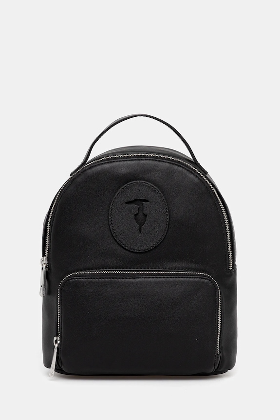 Trussardi zaino in pelle pelle fiore nero Z658E006087N