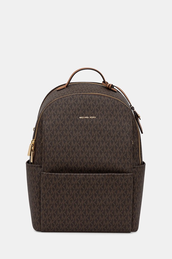 Ruksak MICHAEL Michael Kors jemný vzor hnedá 30T5G3XB3B