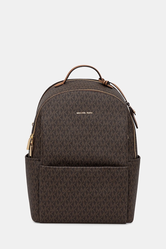 Ruksak MICHAEL Michael Kors jemný vzor hnedá 30T5G3XB3B