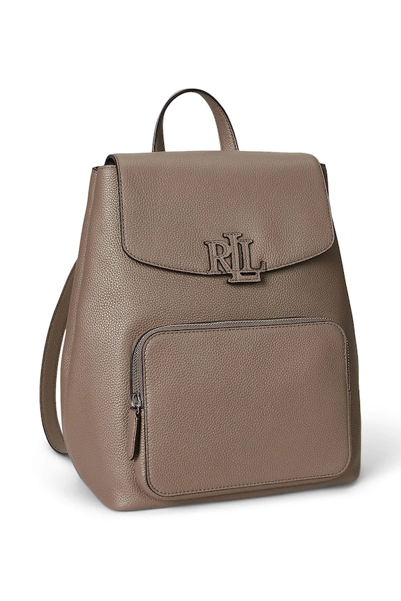 Lauren Ralph Lauren ghiozdan de piele 431969355 maro AW25