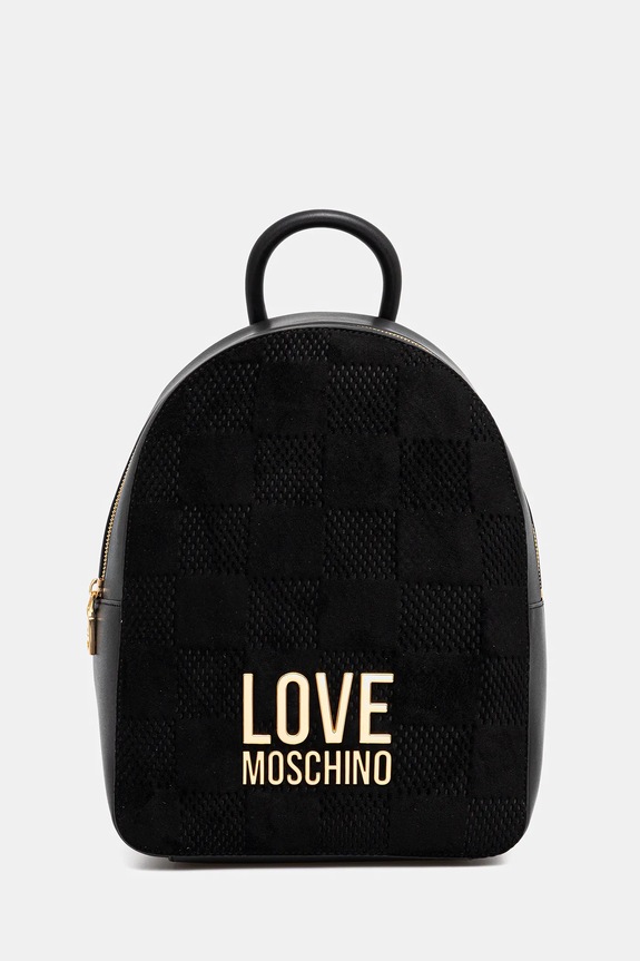 Σακίδιο πλάτης Love Moschino χωράει Α4 μαύρο JC4124PP0NKB100A