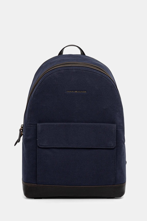 Nahrbtnik Tommy Hilfiger Tekstil mornarsko modra AM0AM13501