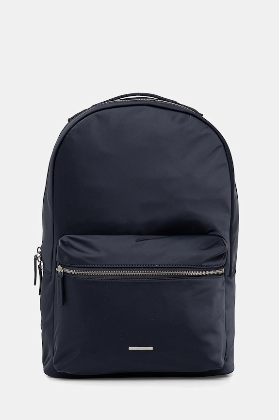 Ruksak Calvin Klein bez uzorka mornarsko plava LV04D3042G