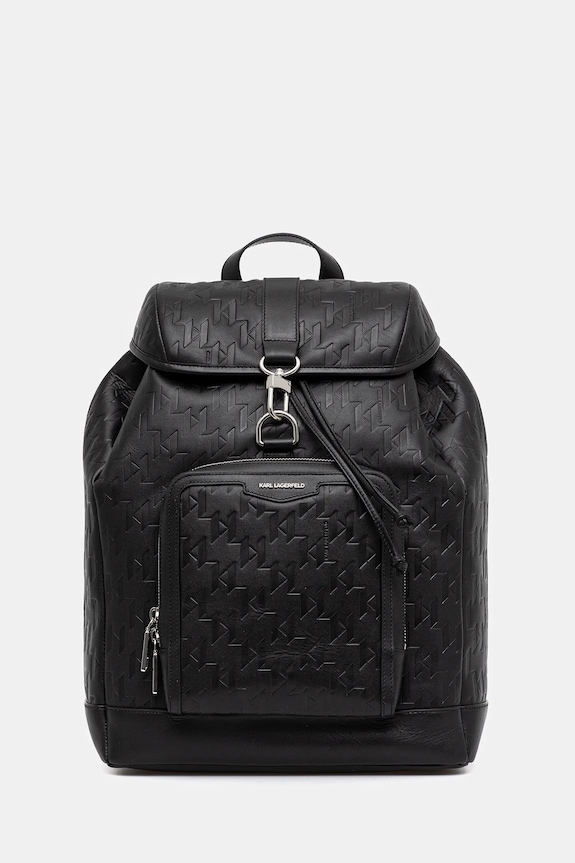 Karl Lagerfeld ghiozdan de piele K/LOOM incape in A4 negru A3M30180
