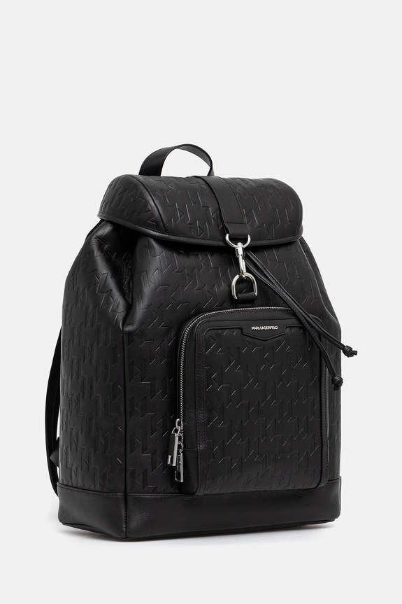 Karl Lagerfeld ghiozdan de piele K/LOOM A3M30180 negru AW25