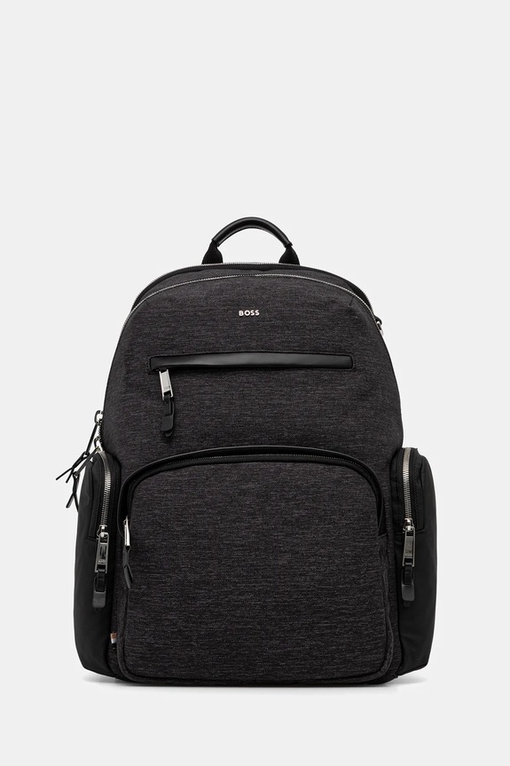 Ruksak BOSS Highway_ML_Backpack jednofarebný sivá 50548018