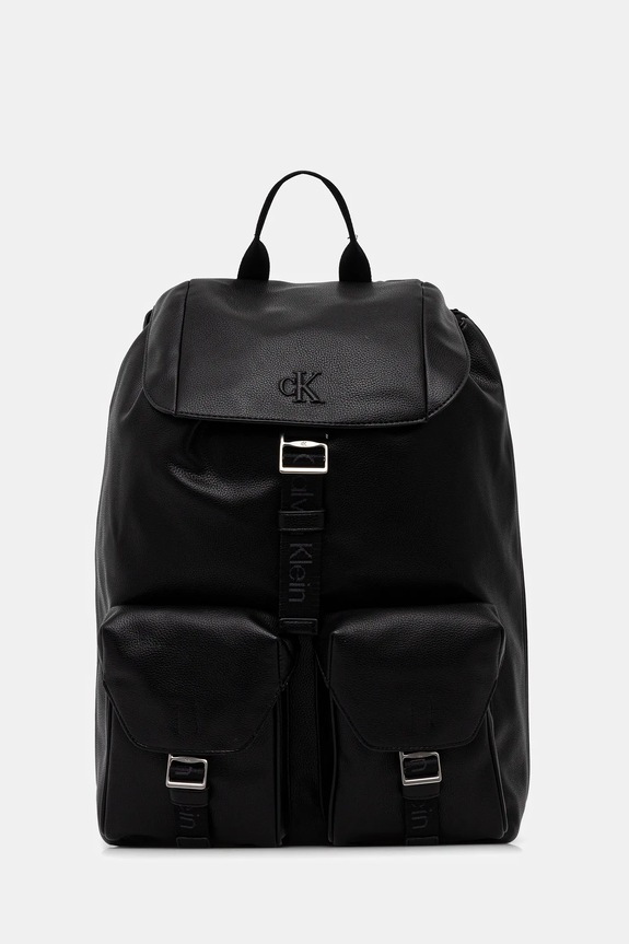 Calvin Klein hátizsák szintetikus bőr fekete LV04D3127G