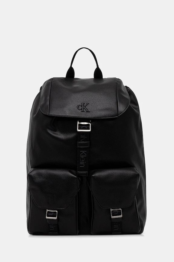 Calvin Klein hátizsák szintetikus bőr fekete LV04D3127G