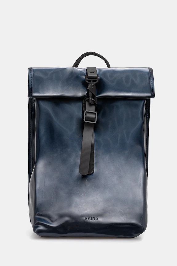 Rains hátizsák 13330 Rolltop Rucksack Mini szintetikus sötétkék 13330.