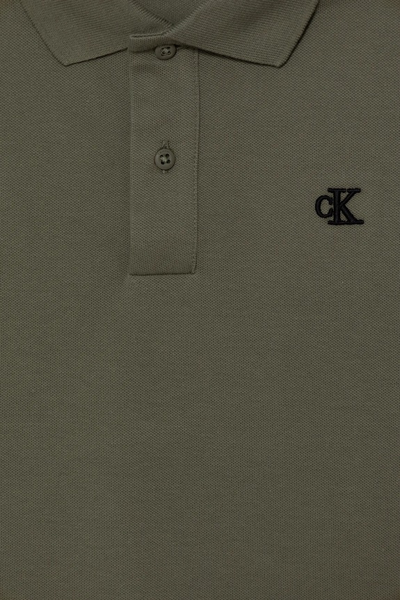 Chłopiec Calvin Klein Jeans polo dziecięce IB0IB02486.9BYA zielony