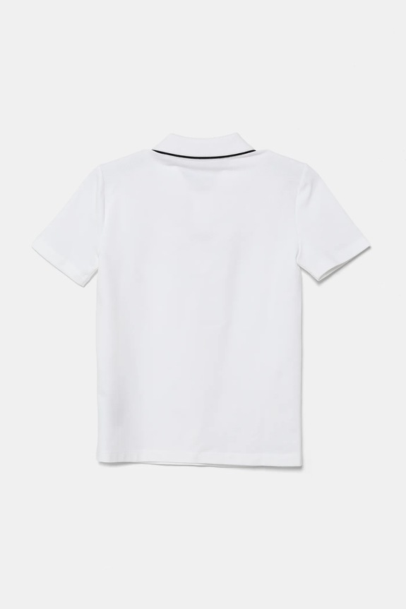 Chłopiec Calvin Klein Jeans polo IB0IB02542.9BYA biały