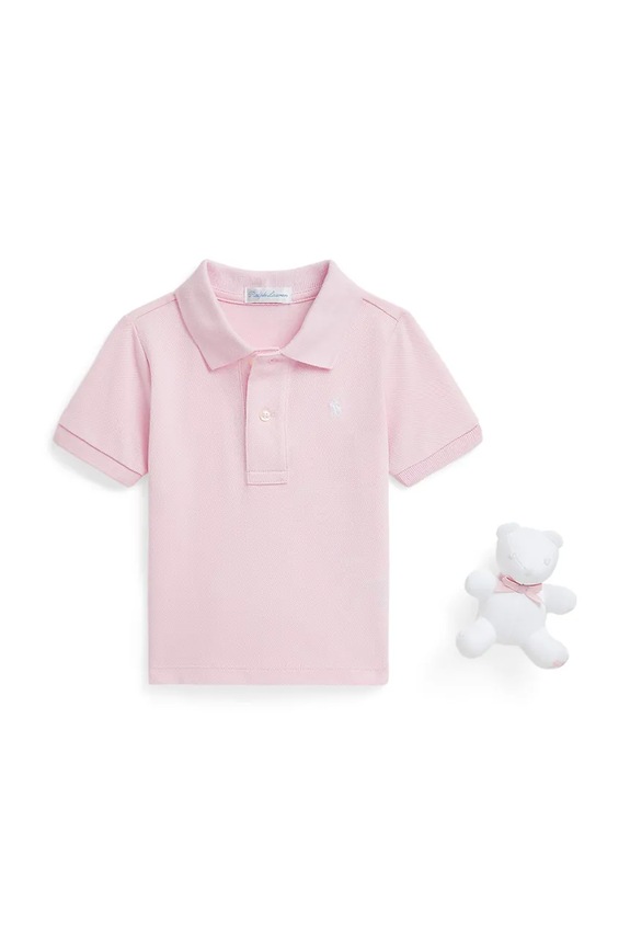 Polo tričko Polo Ralph Lauren bavlna ružová 320940294002