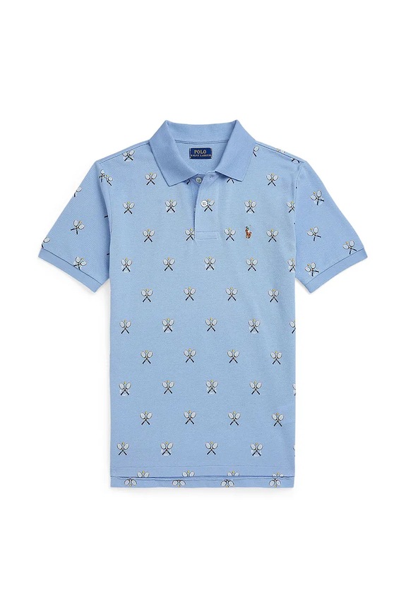 Πόλο Polo Ralph Lauren με γιακά μπλε 323971192001