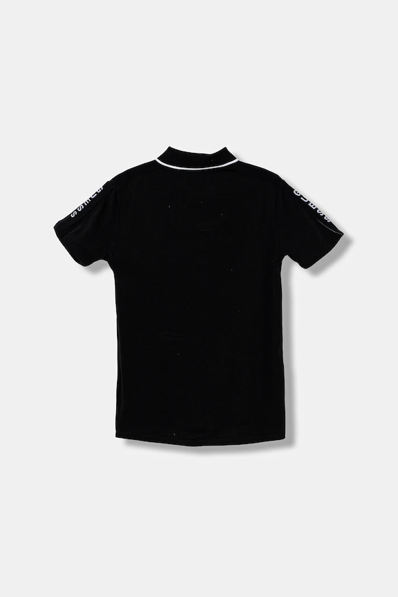 Guess tricouri polo din bumbac pentru copii L4GP03.KAPY0.9BYA negru AW25