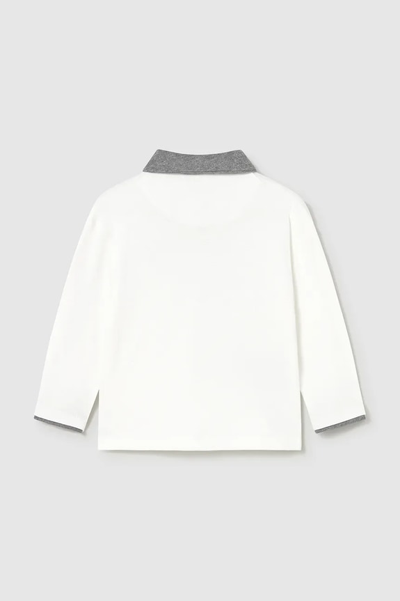 Mayoral polo niemowlęce 2103.3F.Baby.9BYA biały AW25