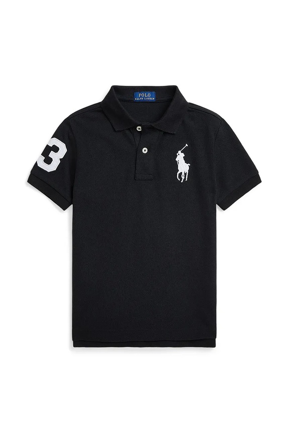 Polo Ralph Lauren poló pamut fekete 322703635098