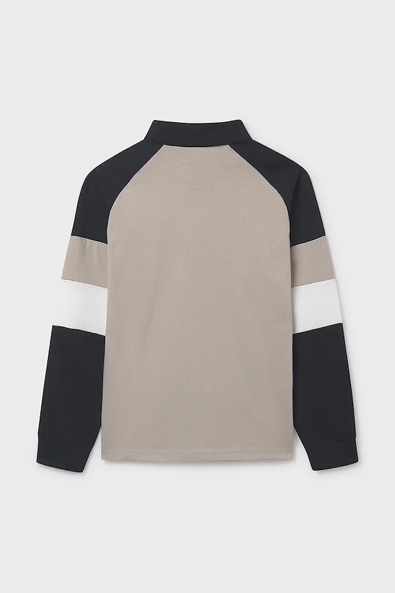 Mayoral longsleeve dziecięcy 7102.7B.Junior.9BYA beżowy AW25