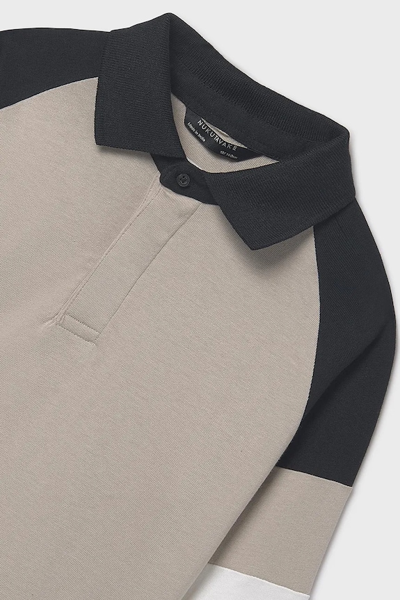 Chłopiec Mayoral longsleeve dziecięcy 7102.7B.Junior.9BYA beżowy