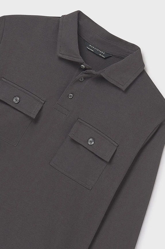 Παιδικό βαμβακερό μακρυμάνικο Mayoral μαύρο 7103.7D.Junior.9BYA