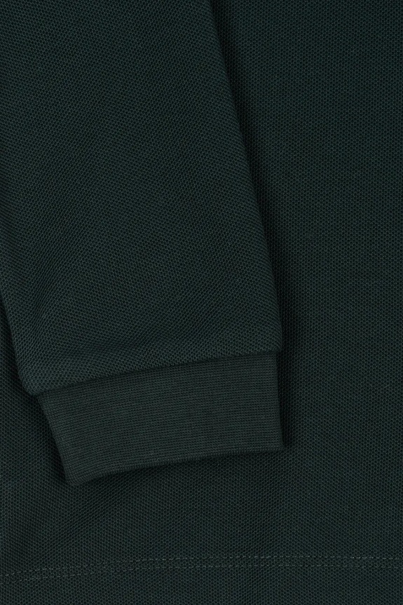 Παιδικά βαμβακερά μπλουζάκια πόλο Konges Sløjd FLORIAN LS POLO GOTS πράσινο KS103811.9BYA