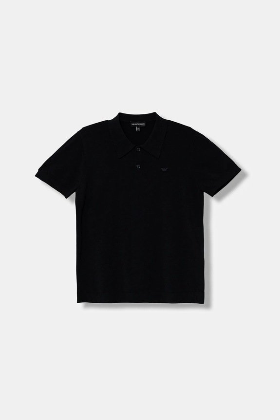Detské polo tričko Emporio Armani s golierikom tmavomodrá EB000851.AF19792