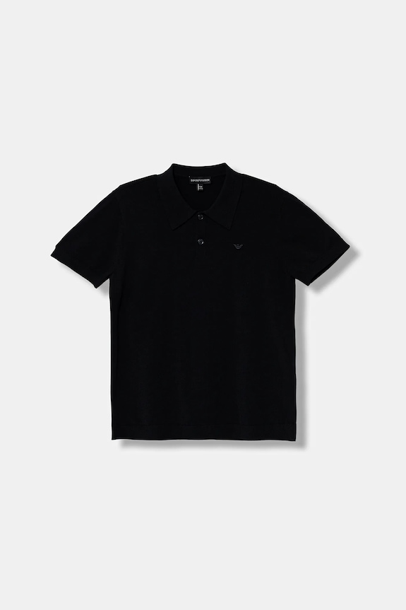 Detské polo tričko Emporio Armani s golierikom tmavomodrá EB000851.AF19792