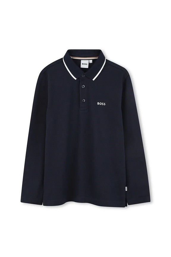 BOSS polo bawełniane niemowlęce bawełna granatowy J52330.102.108