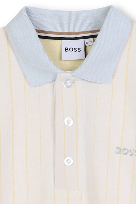 Băieți BOSS tricou polo copii J52336.102.108 alb