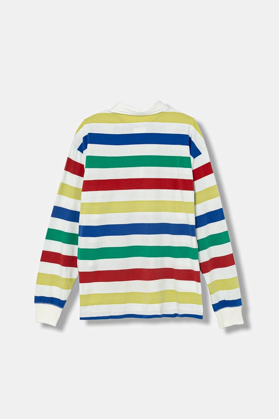 Детское хлопковое поло United Colors of Benetton 33CKC301X.G.seasonal белый AW25