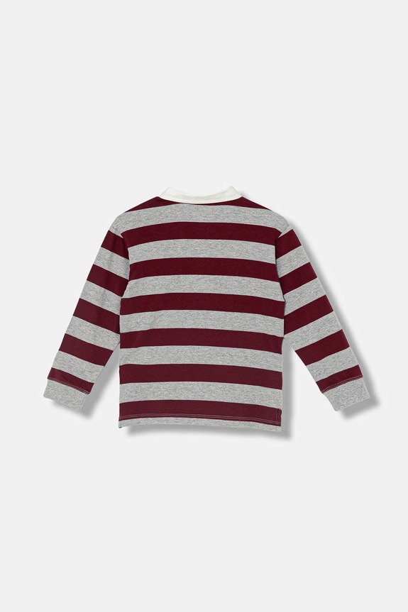 Детское хлопковое поло United Colors of Benetton 33CKG300Z.P.seasonal бордо AW25