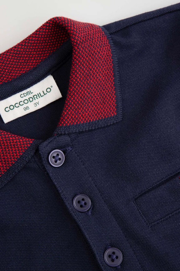 BIMBO Coccodrillo polo neonato/a ZC5143501EBB blu navy