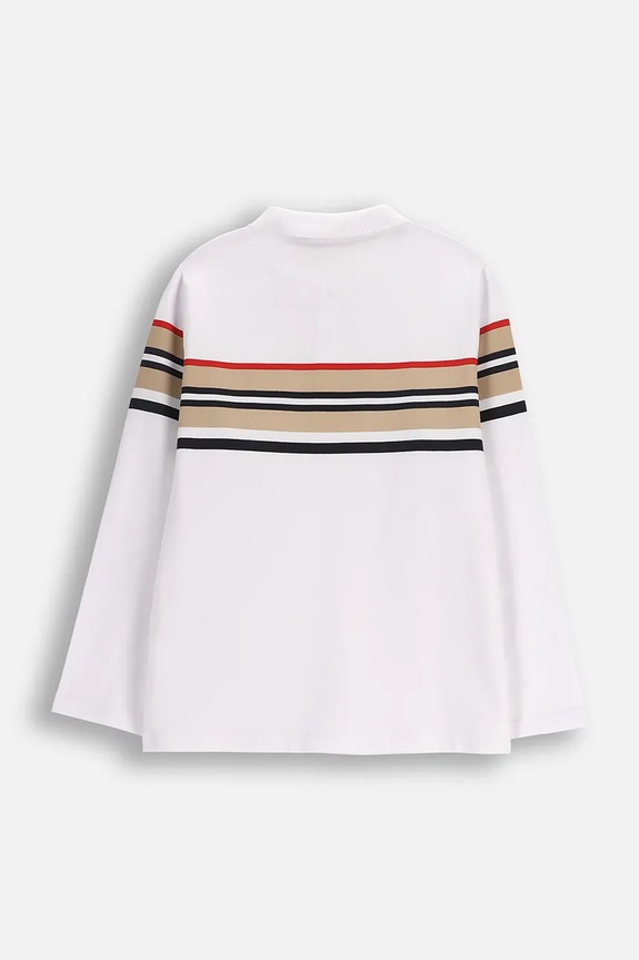 BIMBO Coccodrillo polo in lana bambino/a ZC5143502EJB bianco